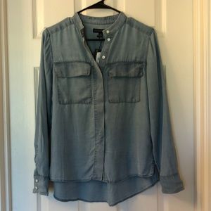 Relaxed banded color top
